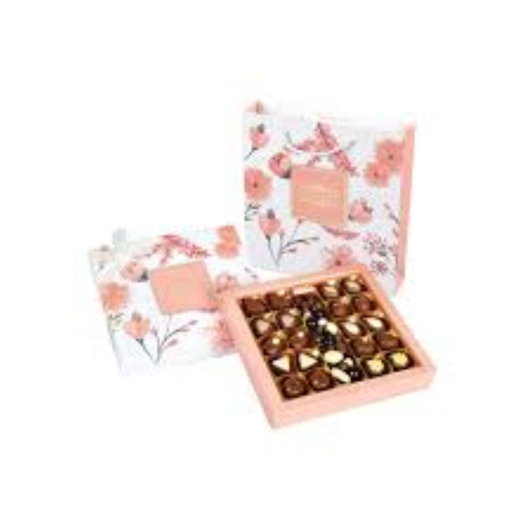 BOLCI ASSORTED CHOCOLATE FLOWER BOUTIQE PINK 80G